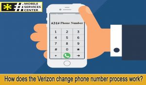 How does the Verizon change phone number process work