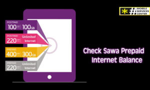 Check Sawa Prepaid Internet Balance