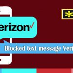 Blocked text message Verizon