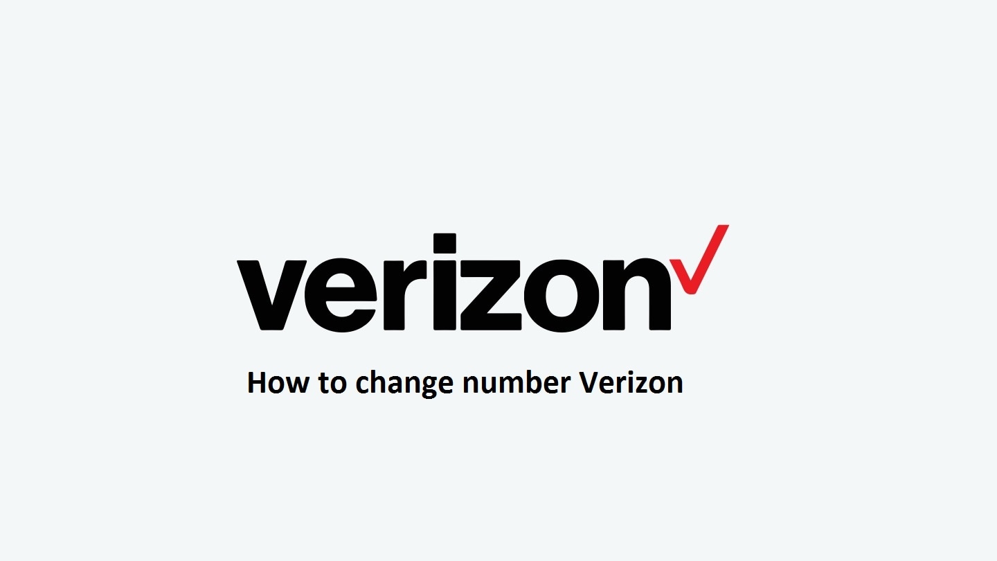 How to change number Verizon