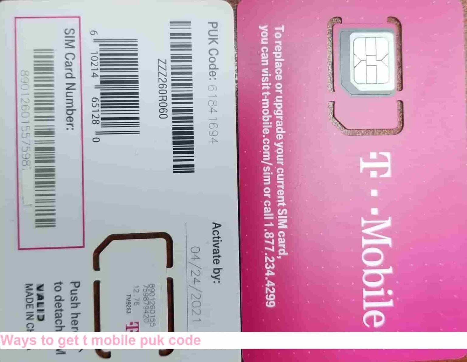 verizon sim card puk code