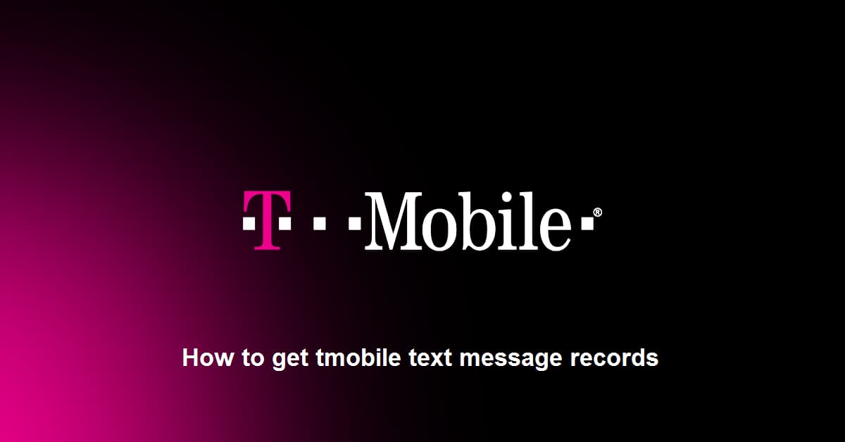 tmobile text message records