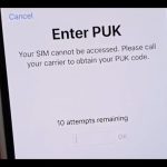 PUK code - iPhone AT&T