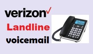 Verizon landline voicemail 