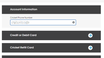 Cricket quick pay