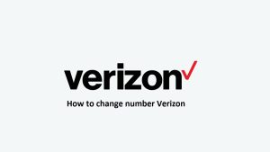 Change phone number Verizon