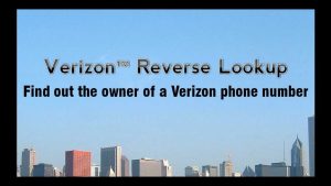 Reverse lookup Verizon