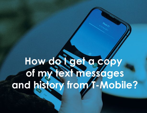 can tmobile print out text messages