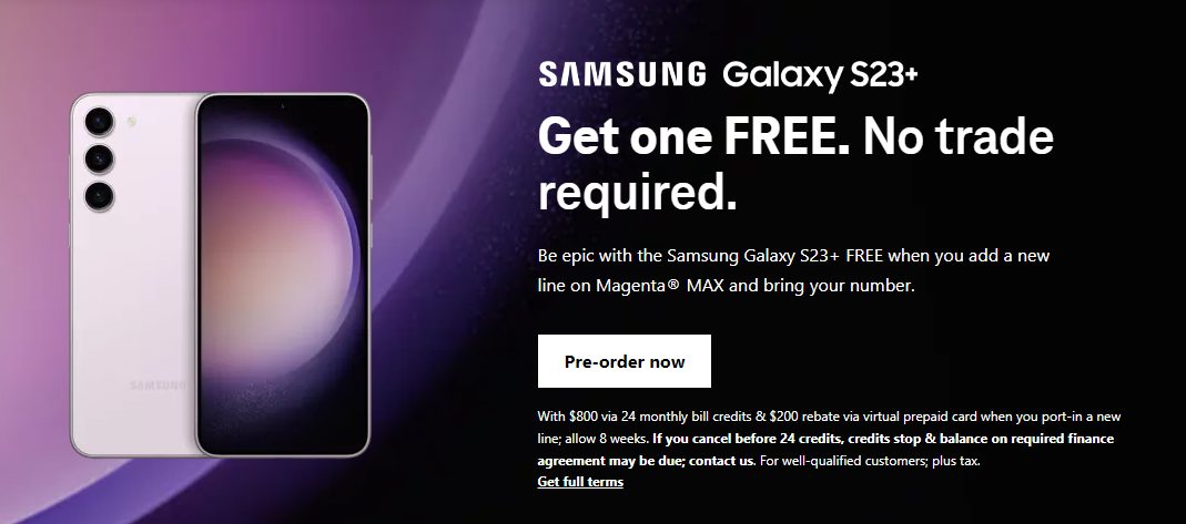 t mobile upgrade deals samsung