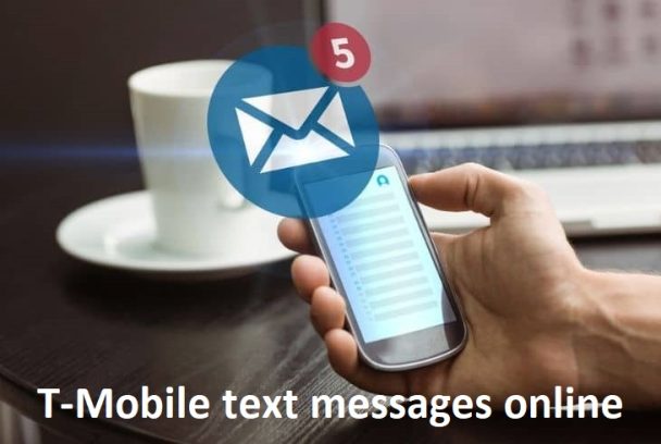 can i view t mobile text messages online