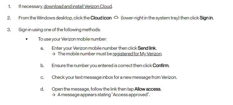 verizon cloud sign in 