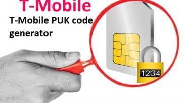 T-Mobile PUK code generator