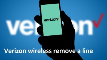 Verizon wireless remove a line