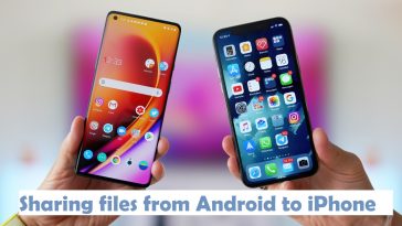 Sharing files from Android to iPhone