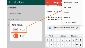 How to convert WhatsApp conversation into TXT format -STEP 3