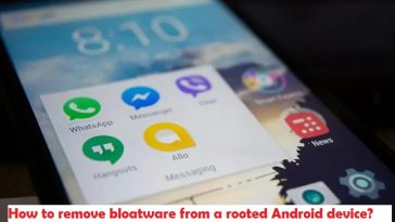 remove bloatware from a rooted Android device