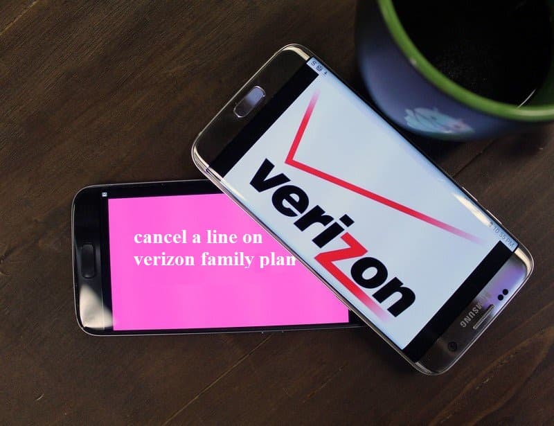 verizon wireless remove a line