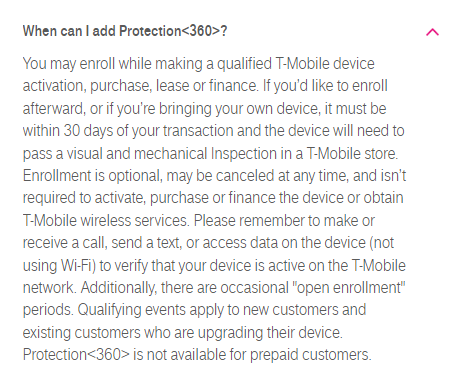 t-mobile upgrade policy - protection 360