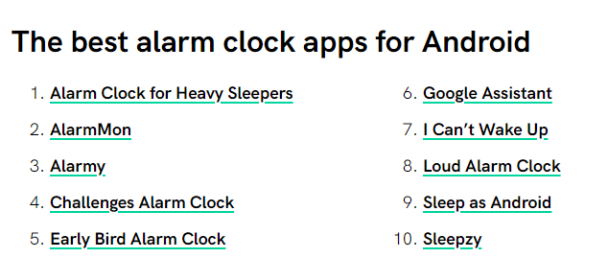 Top 5 Alarm Apps For Android | Wake Up Refreshed Every Morning - Mobile ...