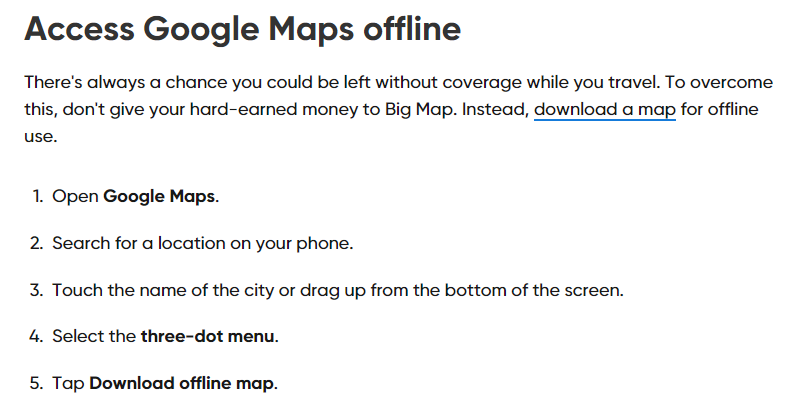 Android tricks for Google Maps