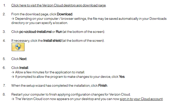 Verizon cloud app for windows 