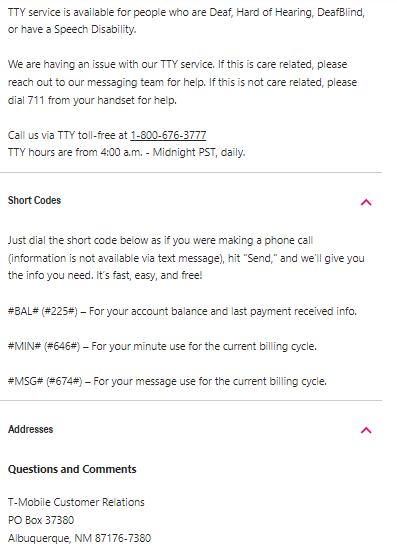 T-mobile help