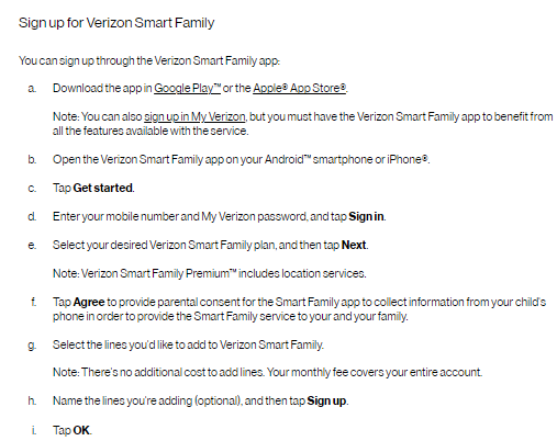 Verizon wireless family locator