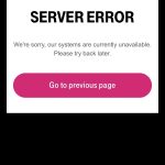 T-Mobile Error