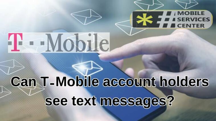 can t mobile account holder see text messages