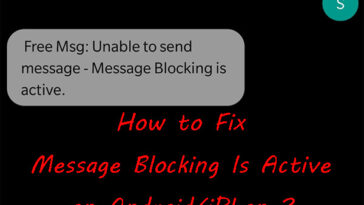 unable to send message - message blocking is active t-mobile