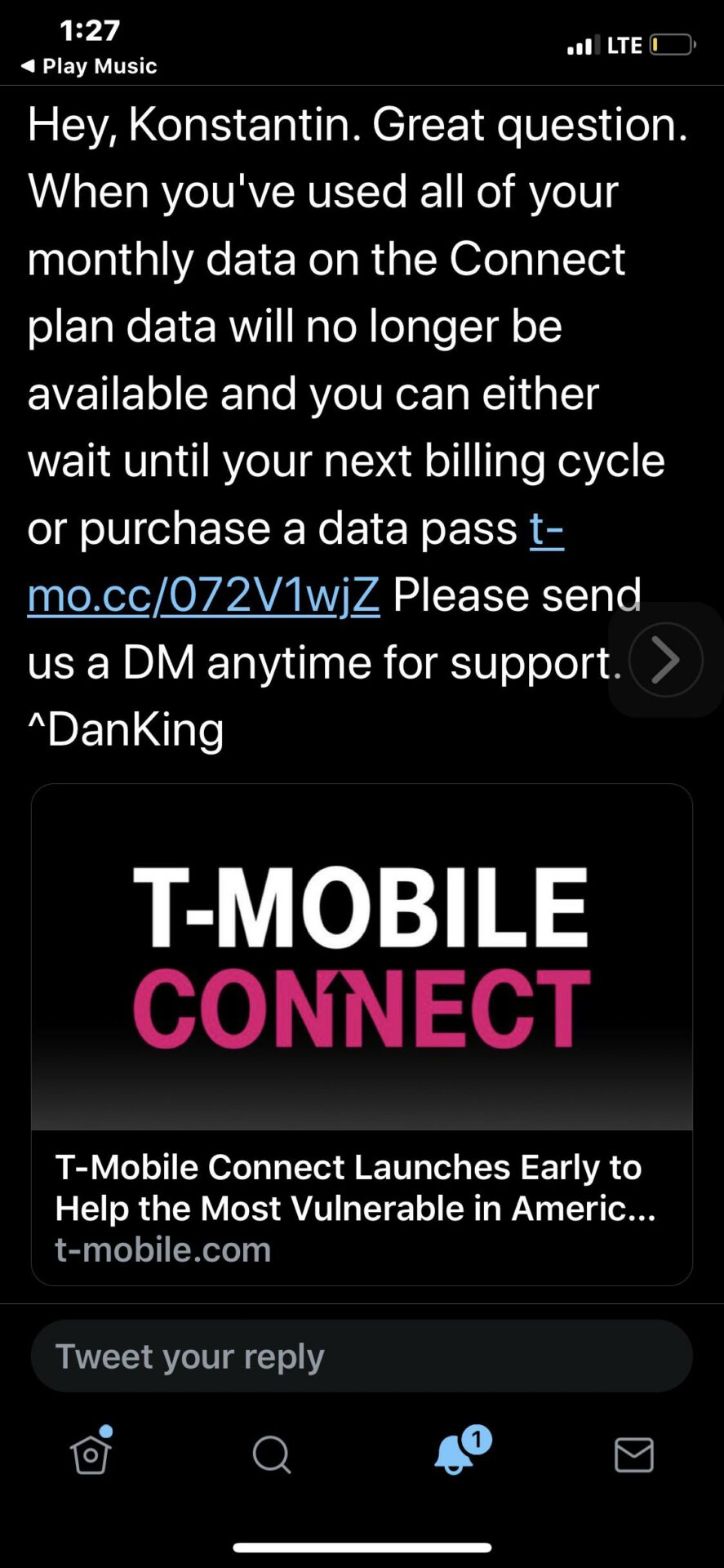 when does t-mobile cut off your phone