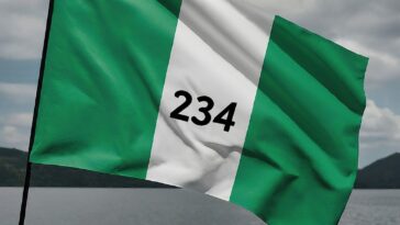 234 area code country