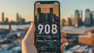 908 area code state