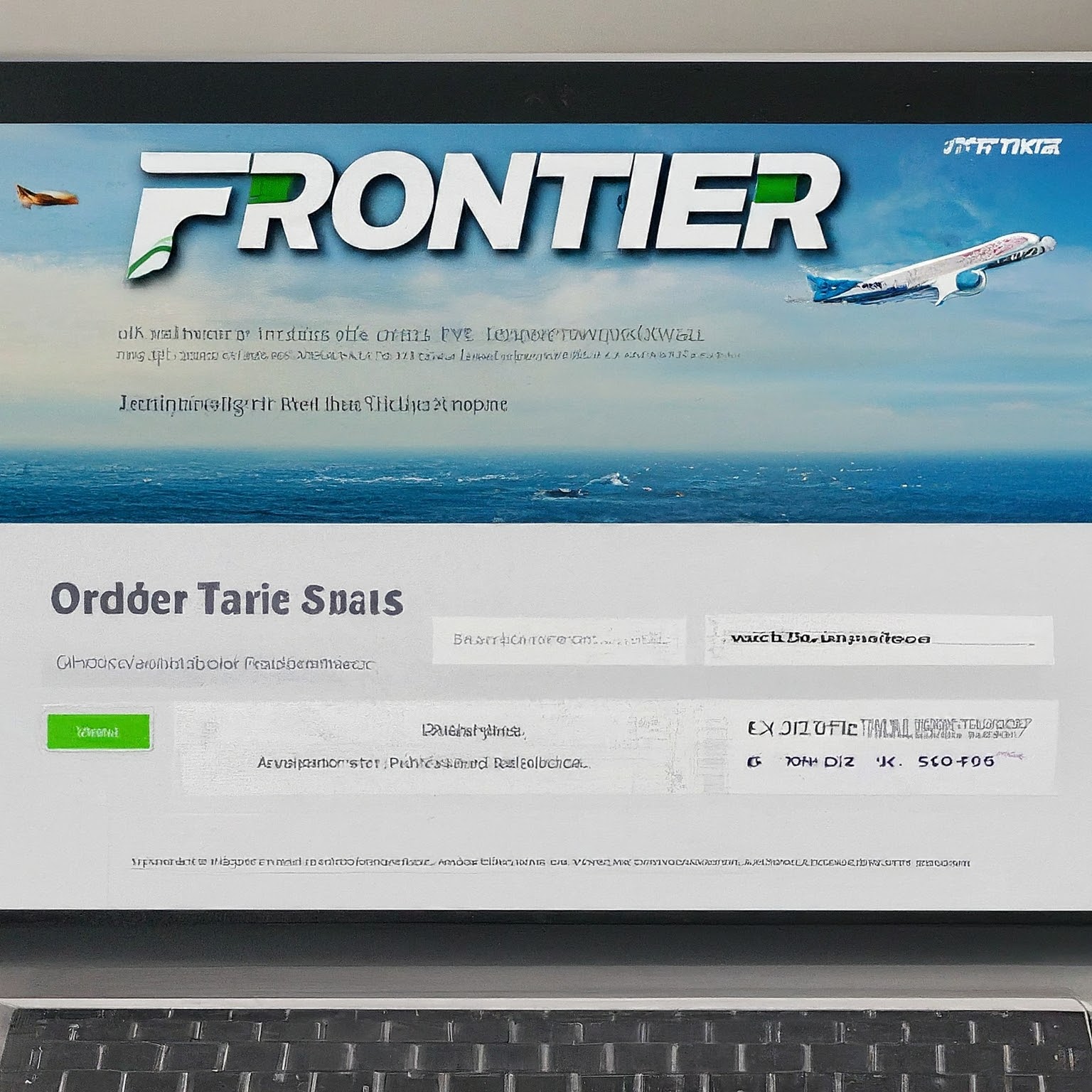 frontier check order status