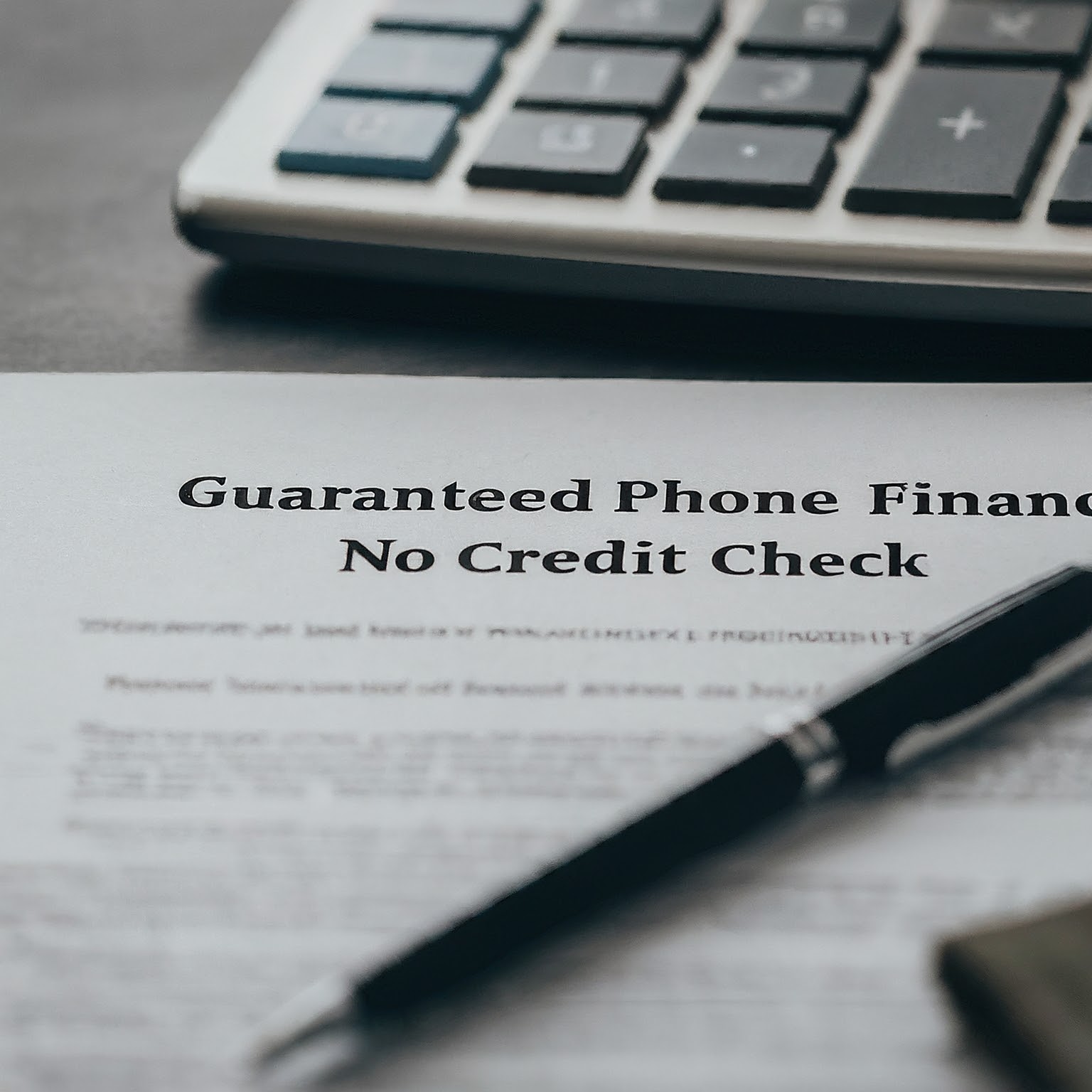 guaranteed phone finance no credit check