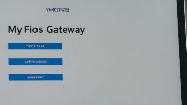 myfiosgateway router login