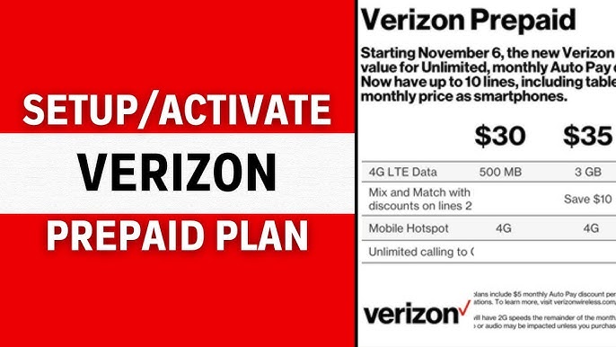 prepaid verizon plans