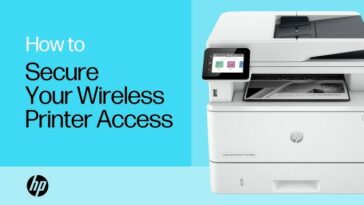 secure hp wireless printer