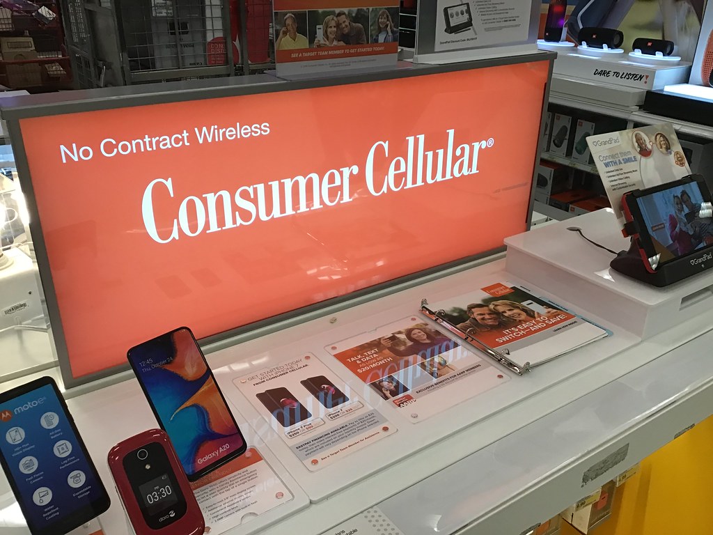 consumer cellular phone at target