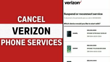 cancel verizon service