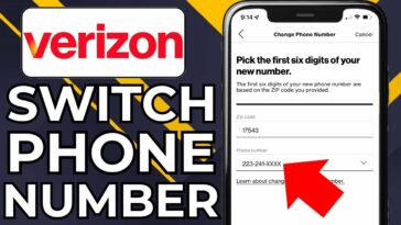 verizon change number