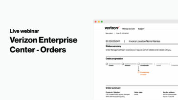 verizon order number