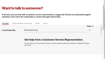 verizon prepaid customer service number