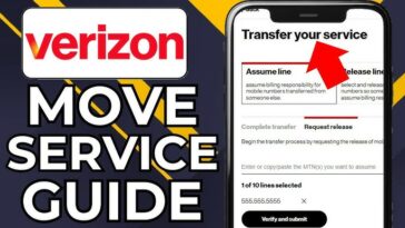 verizon transfer of service