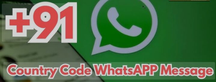 91 country code whats app message