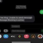 message blocking is active iphone