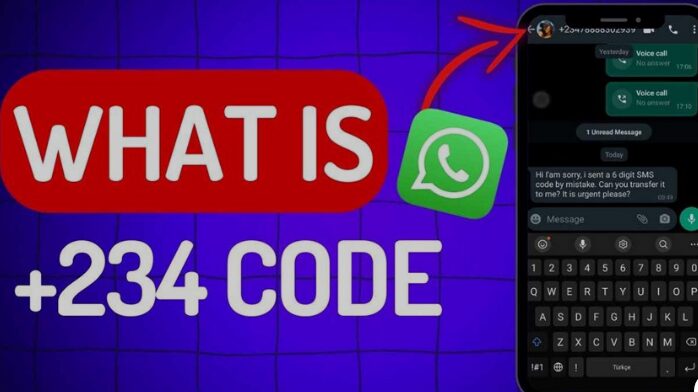 234 area code whatsapp