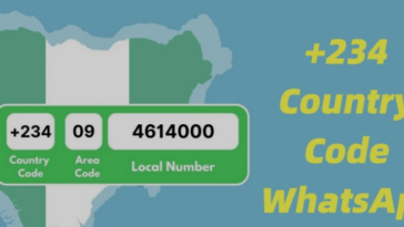 234 area code whatsapp