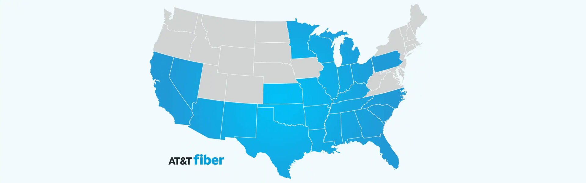 AT&T Fiber map