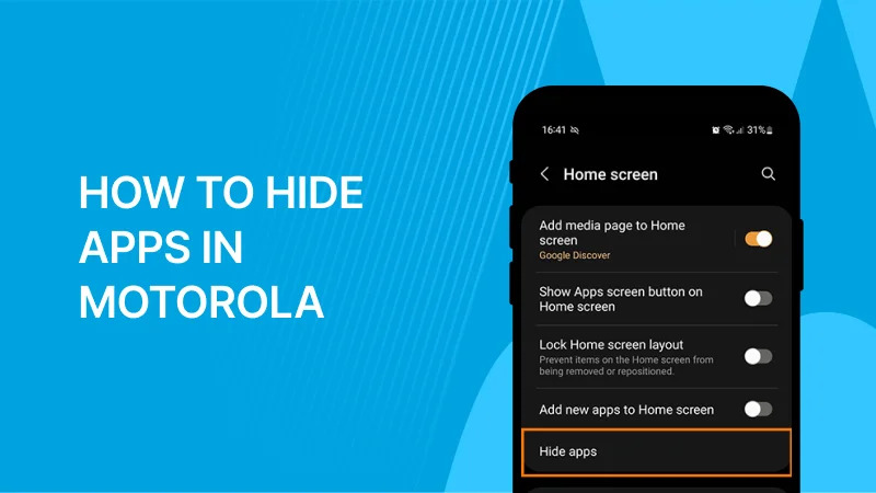 Motorola hidden menu app